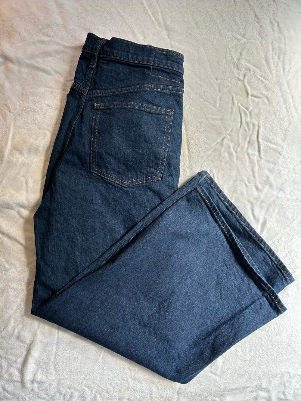 J. Crew Indigo Wide-Leg Flare Jeans
